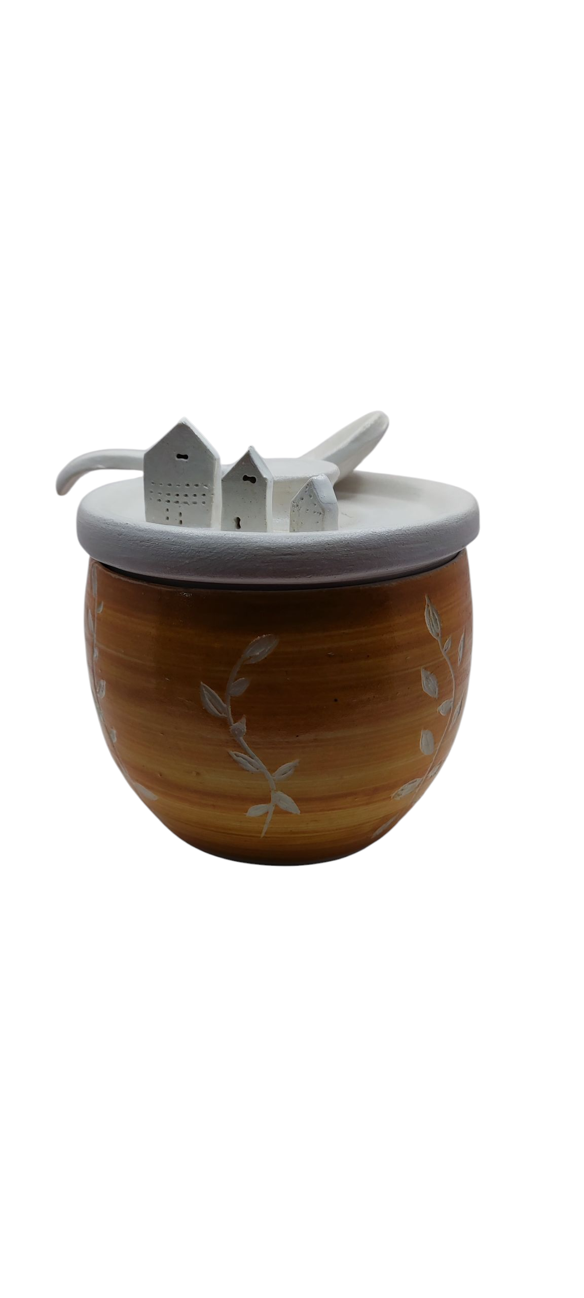 Pot avec Couvercle et Cuillère - Idéal pour le Rangement et la Cuisine