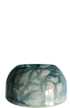 Saladier Bleu Vert en Céramique Artisanale pour Une Décoration Élégante