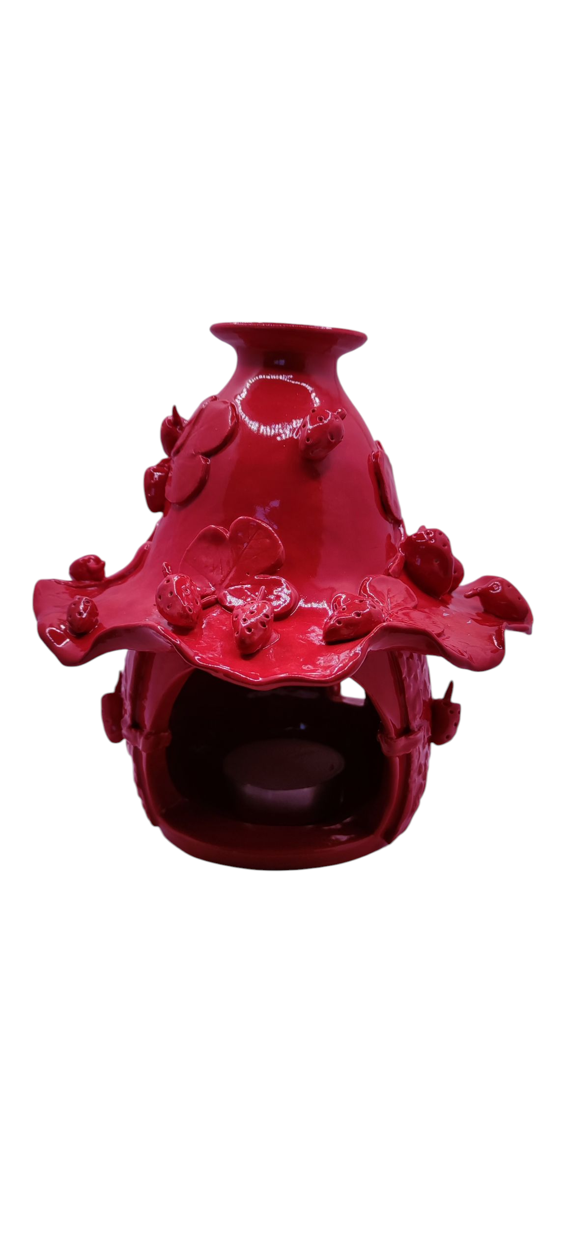 Maisonnette Photophore Fraises : Éclairez votre intérieur avec style