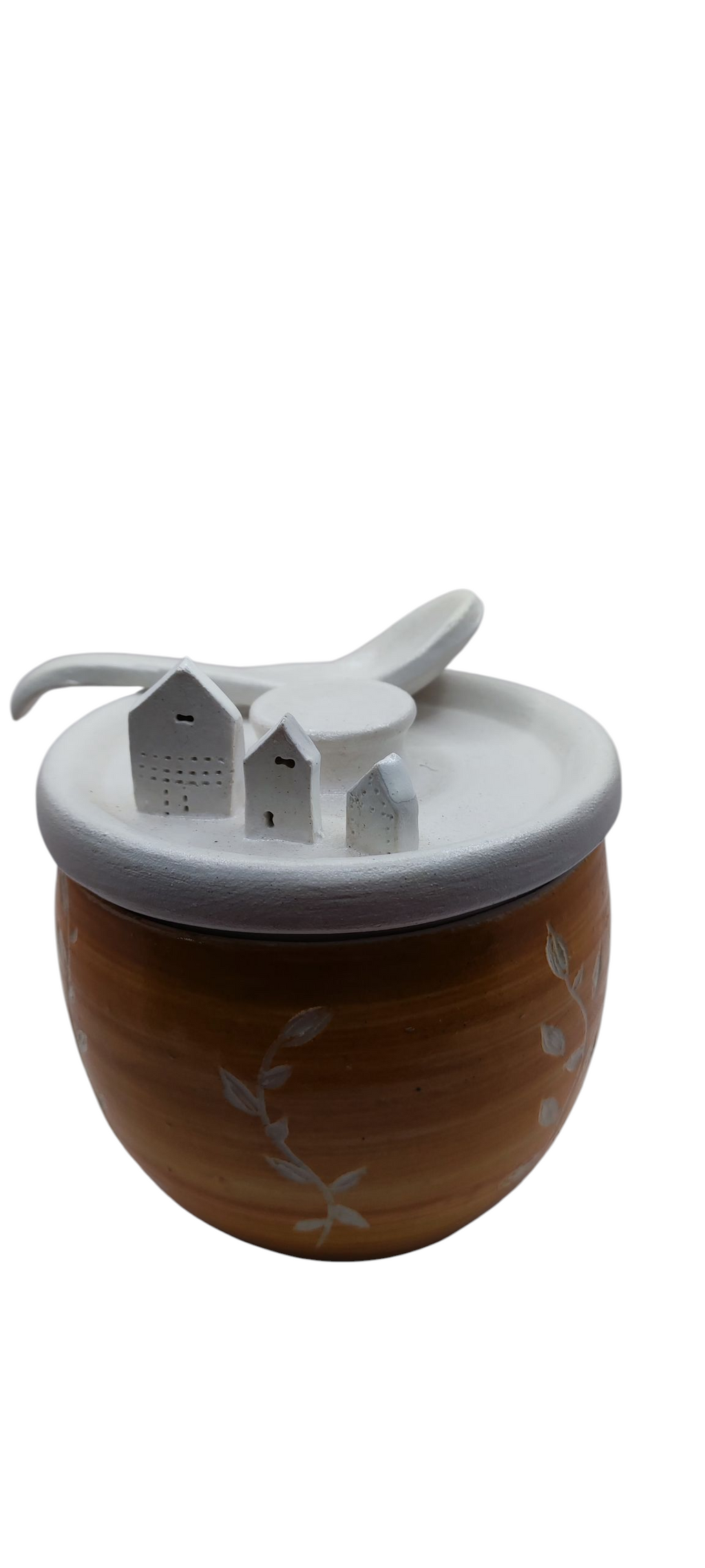 Pot avec Couvercle et Cuillère - Idéal pour le Rangement et la Cuisine