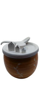 Pot avec Couvercle et Cuillère - Idéal pour le Rangement et la Cuisine