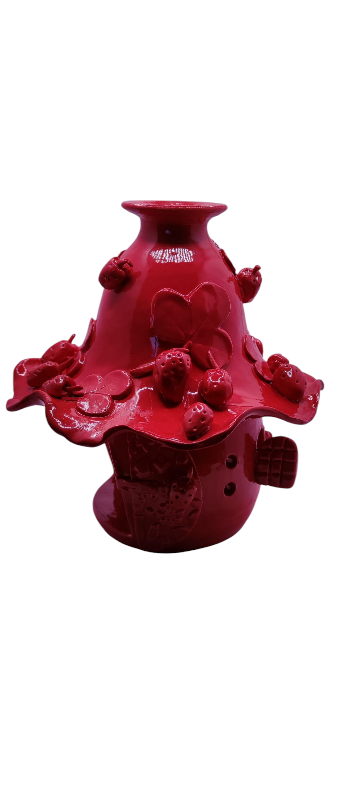 Maisonnette Photophore Fraises : Éclairez votre intérieur avec style